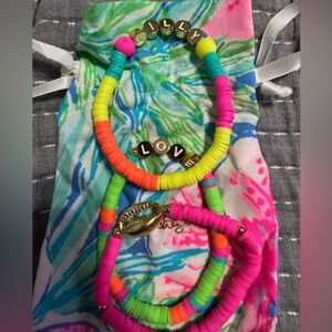 Lilly Pulitzer NWOT three separate stretchy bracelets